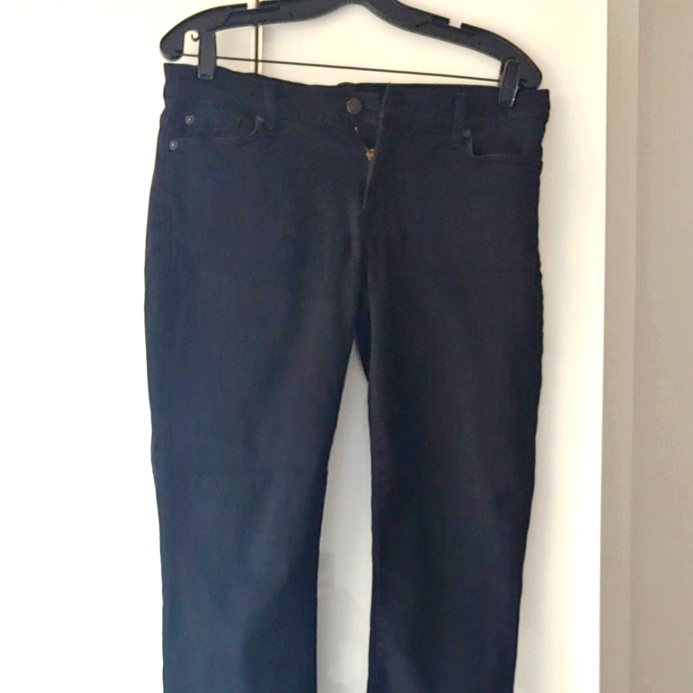 7 for All Mankind Black Skinny Jeans - 31